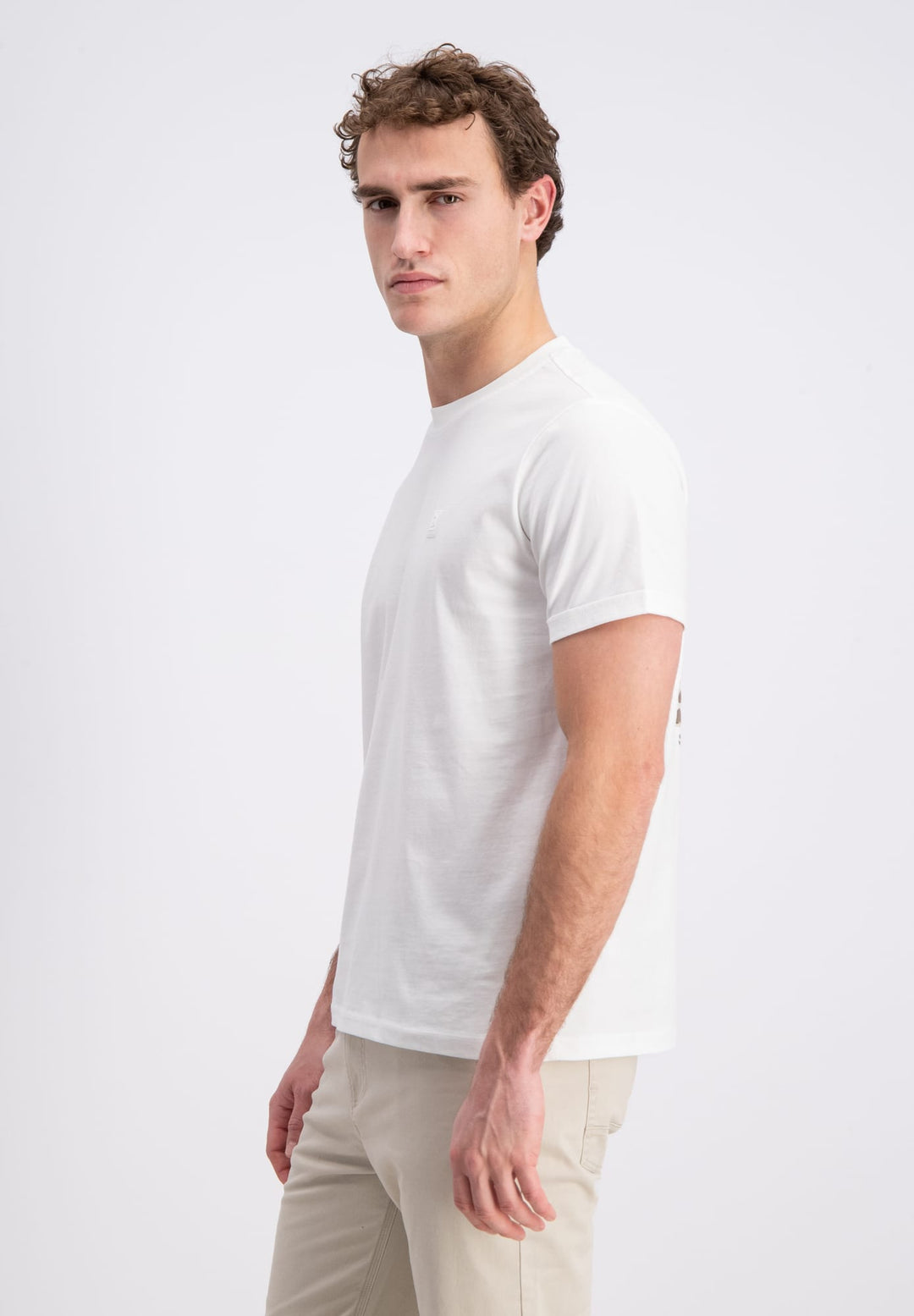 Gabbiano men 1565111 Bara T-shirt ecru – heren