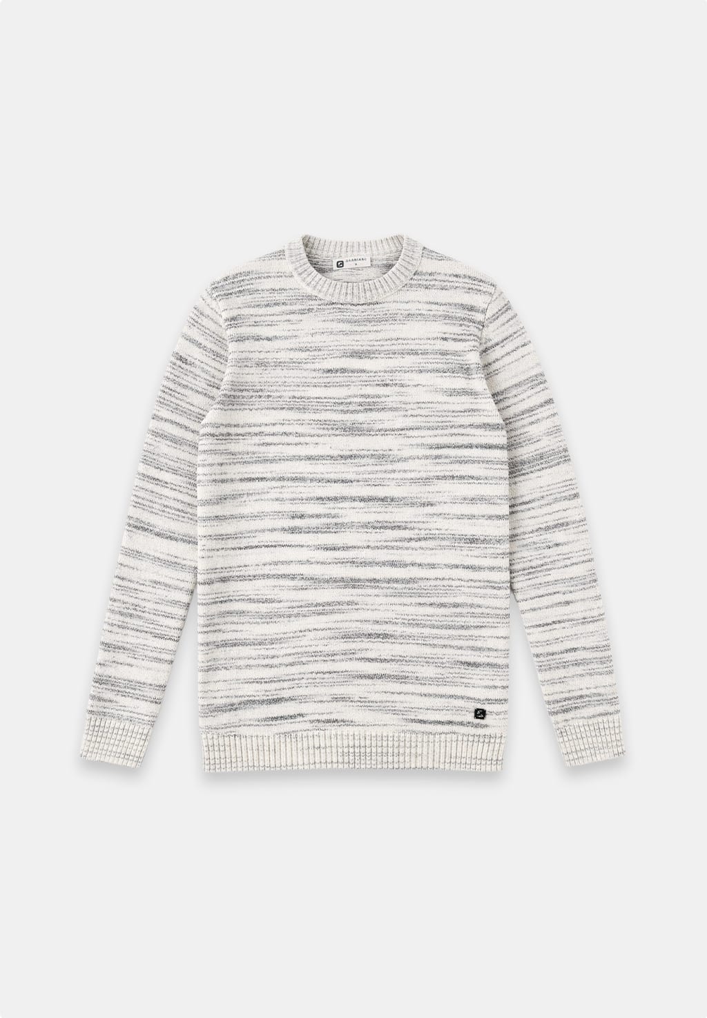 Gabbiano men 616262 niko trui heren ecru dessin