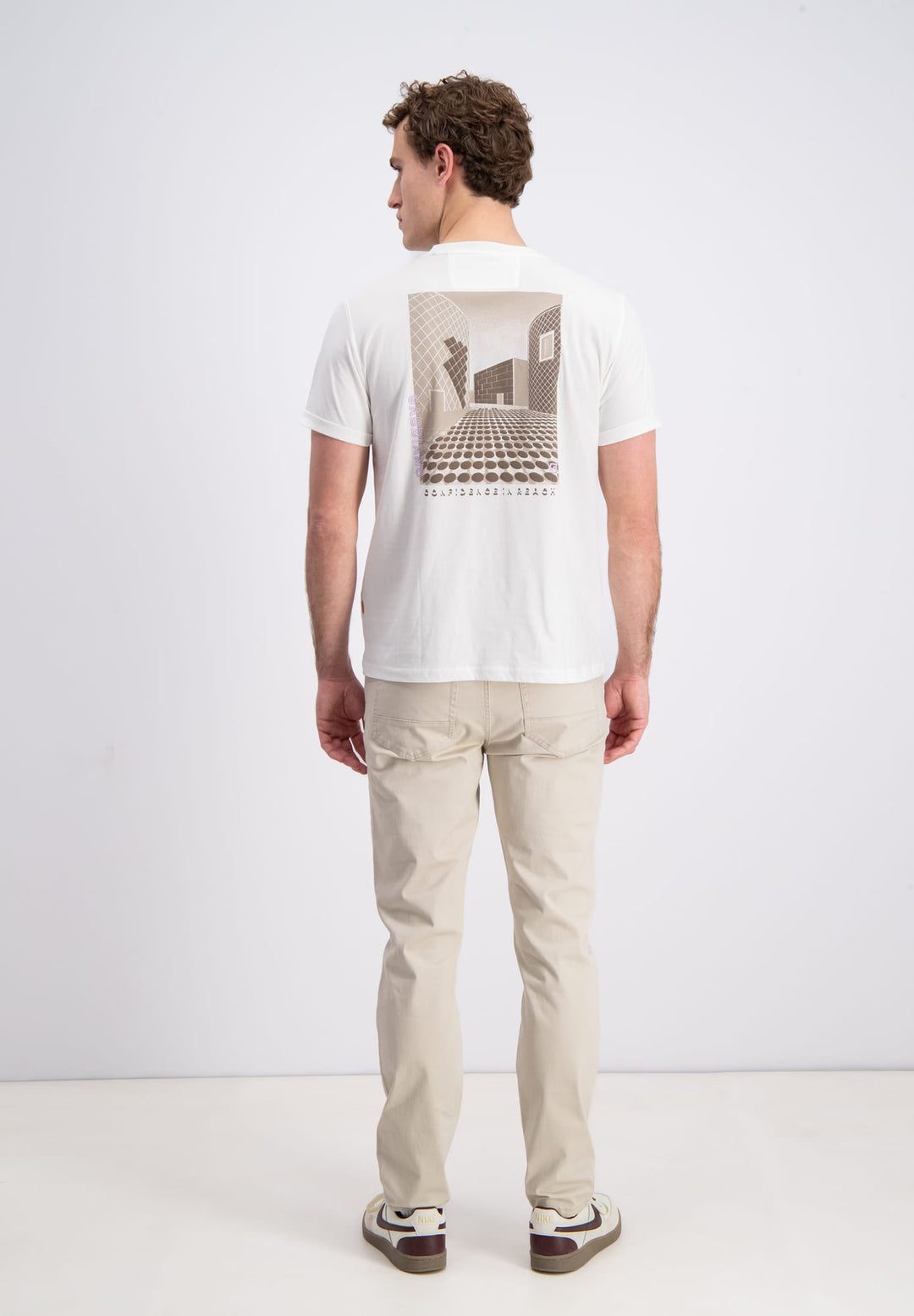 Gabbiano men 1565111 Bara T-shirt ecru – heren