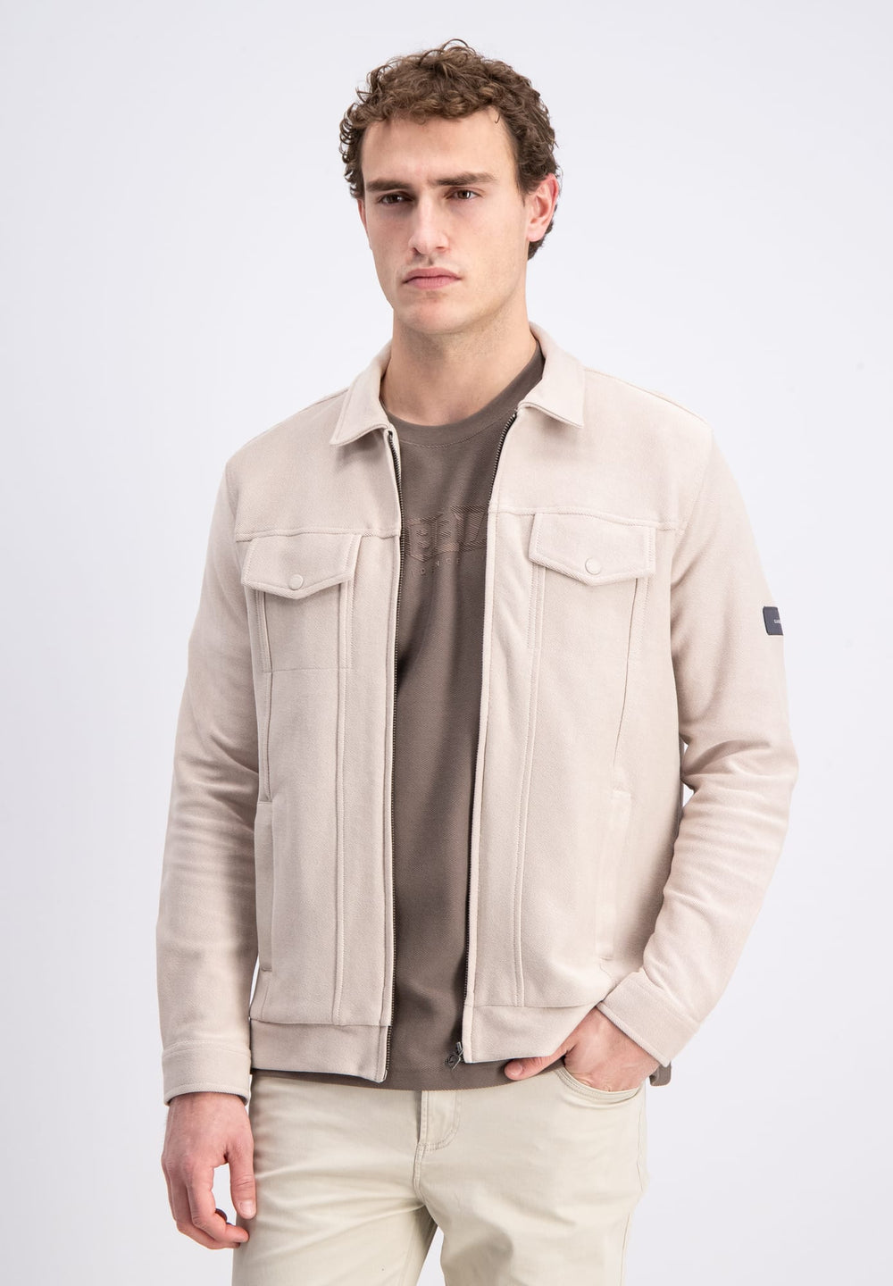 Gabbiano men vest sweat ecru – Marli 4265407