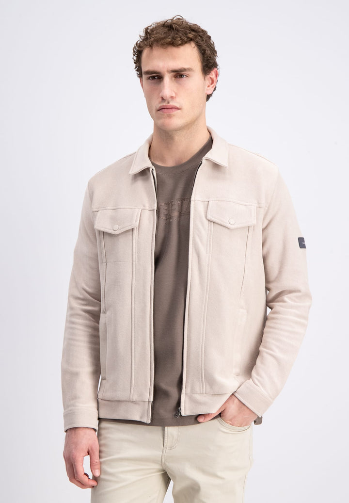 Gabbiano men 4265407 Marli vest sweat ecru – heren