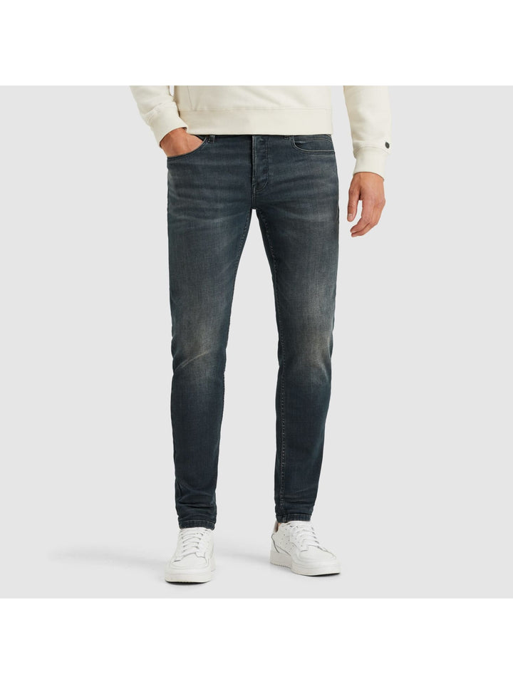 Cast Iron CTR240-SUD tapered fit jeans – heren - Blue Denim - L32