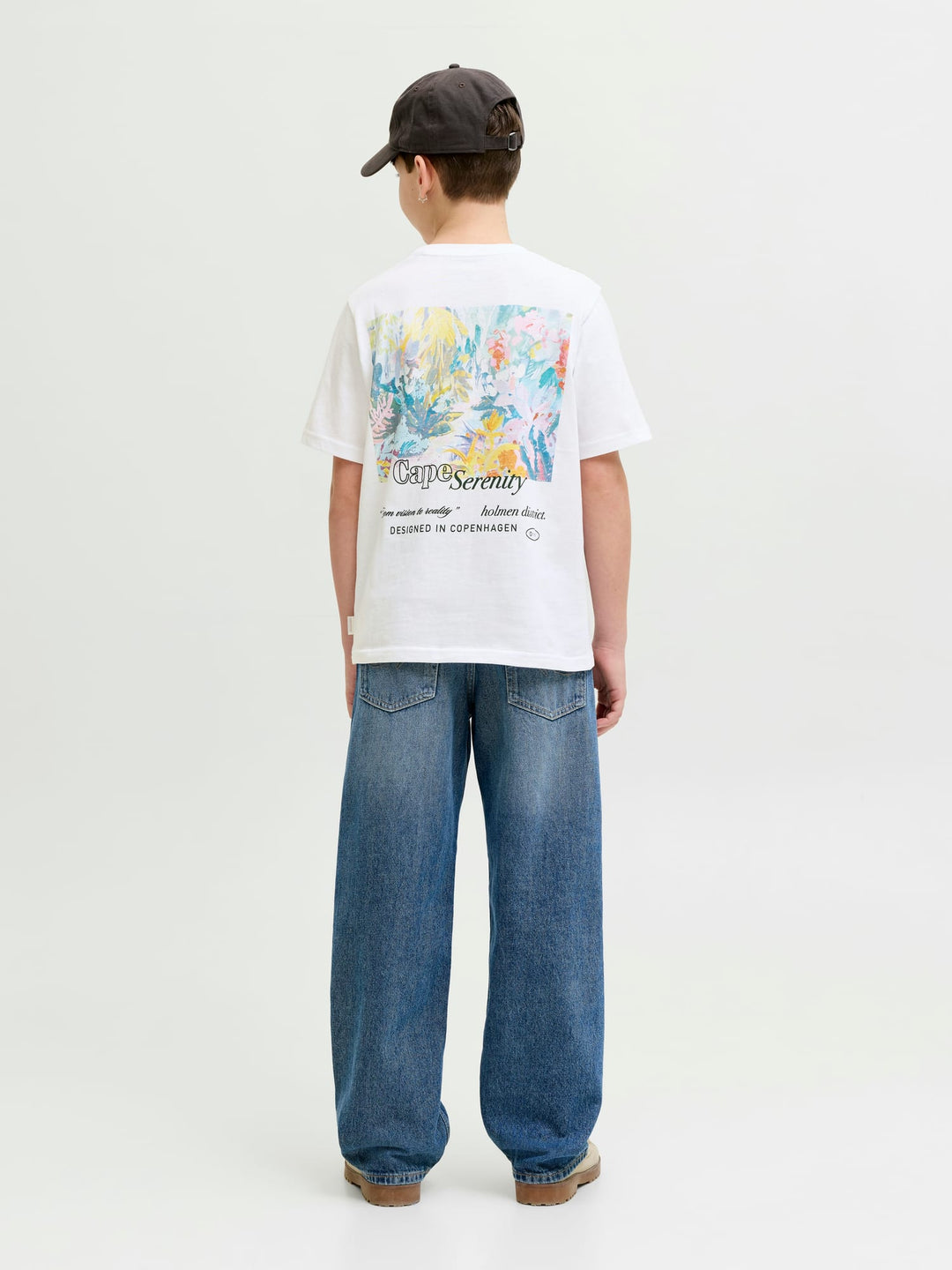 Jack & Jones Kids T-shirt Montauk – jongens - Off-white