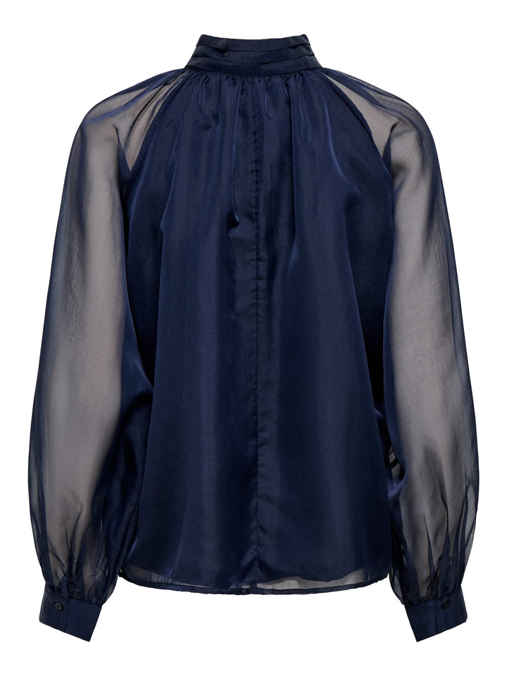 Only 15383194 Lumeria top l/m dames navy