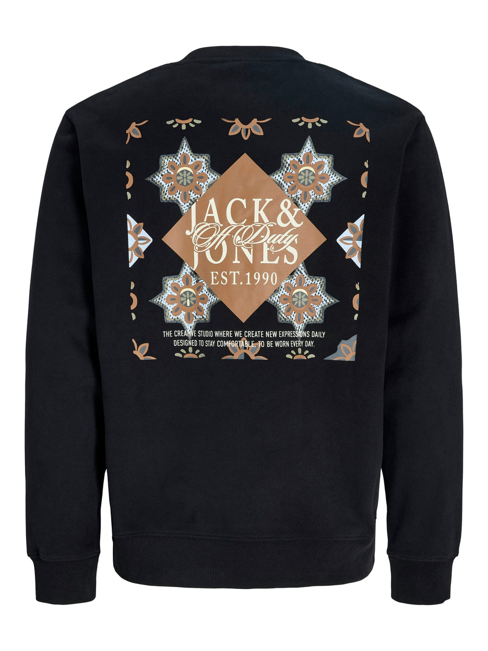 Jack & Jones Bleecker sweater zwart - heren