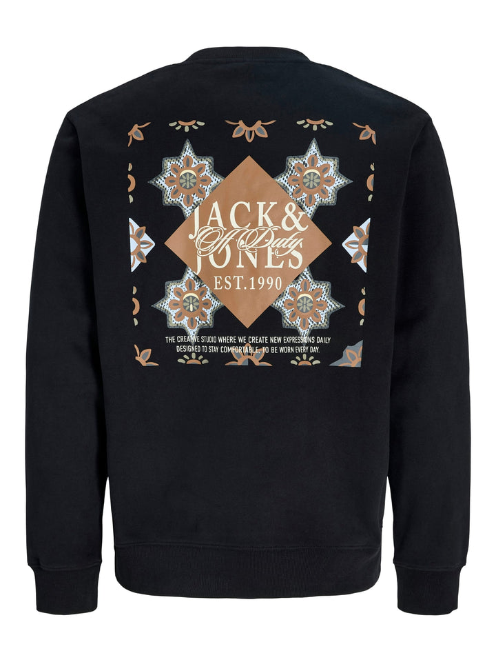 Jack & Jones Bleecker sweater zwart - heren
