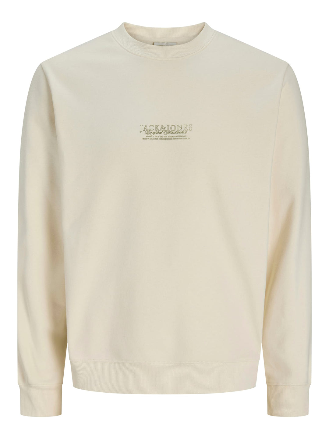 Jack & Jones Bleecker sweater off-white – heren