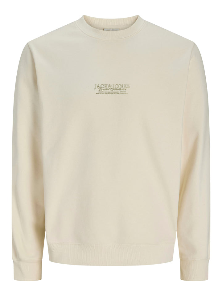 Jack & Jones Bleecker sweater off-white – heren