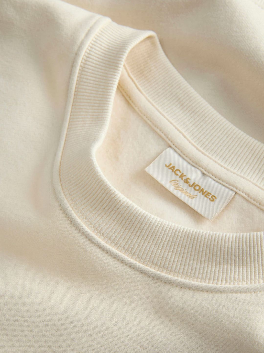 Jack & Jones Bleecker sweater off-white – heren