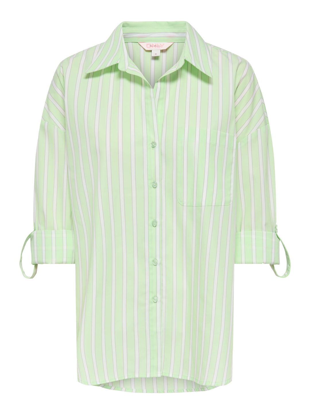 Only 15375480 blouse l/m groen dessin – dames