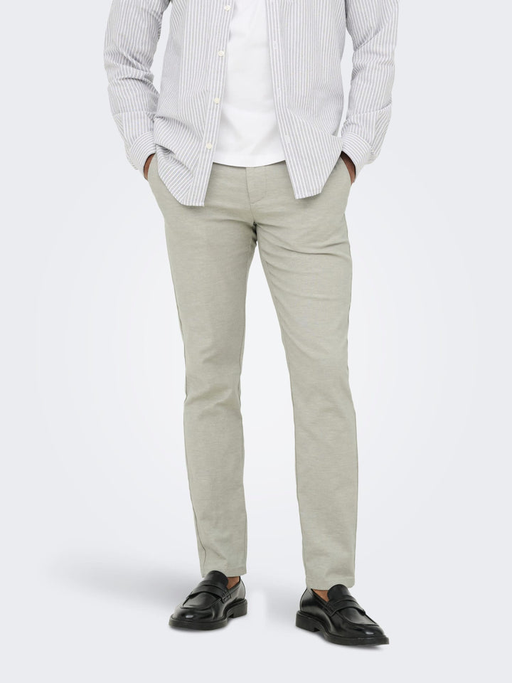 ONLY & SONS ONSMARK TAP 0011 chino mint – heren - L32
