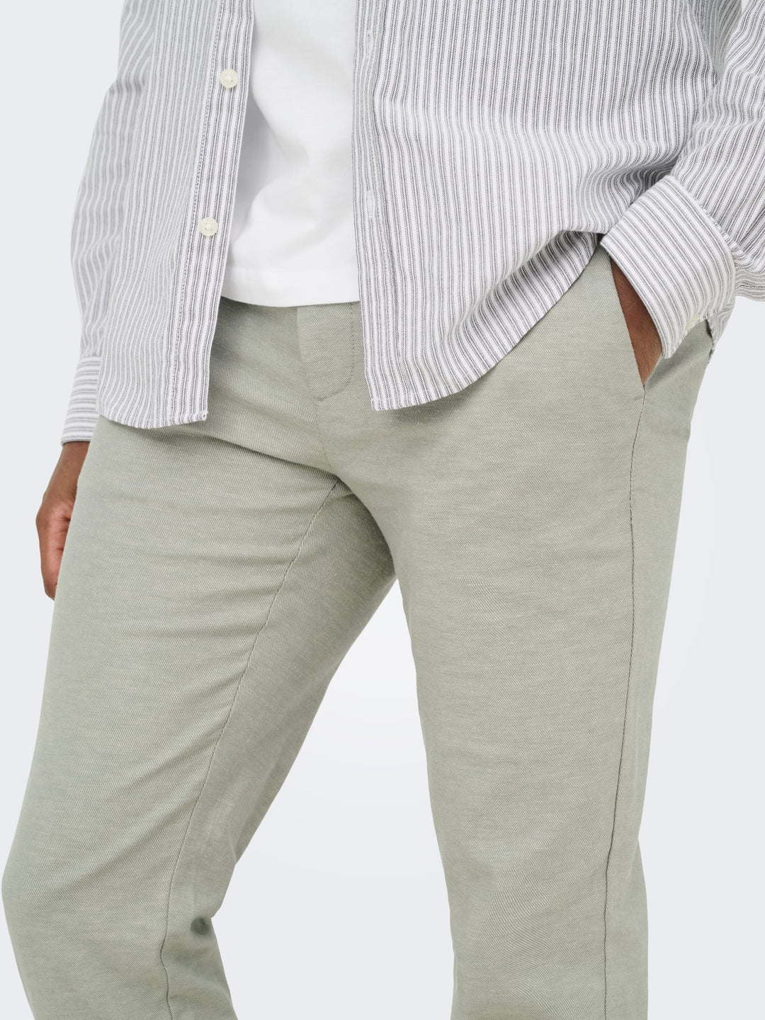 ONLY & SONS ONSMARK TAP 0011 chino mint – heren - L34