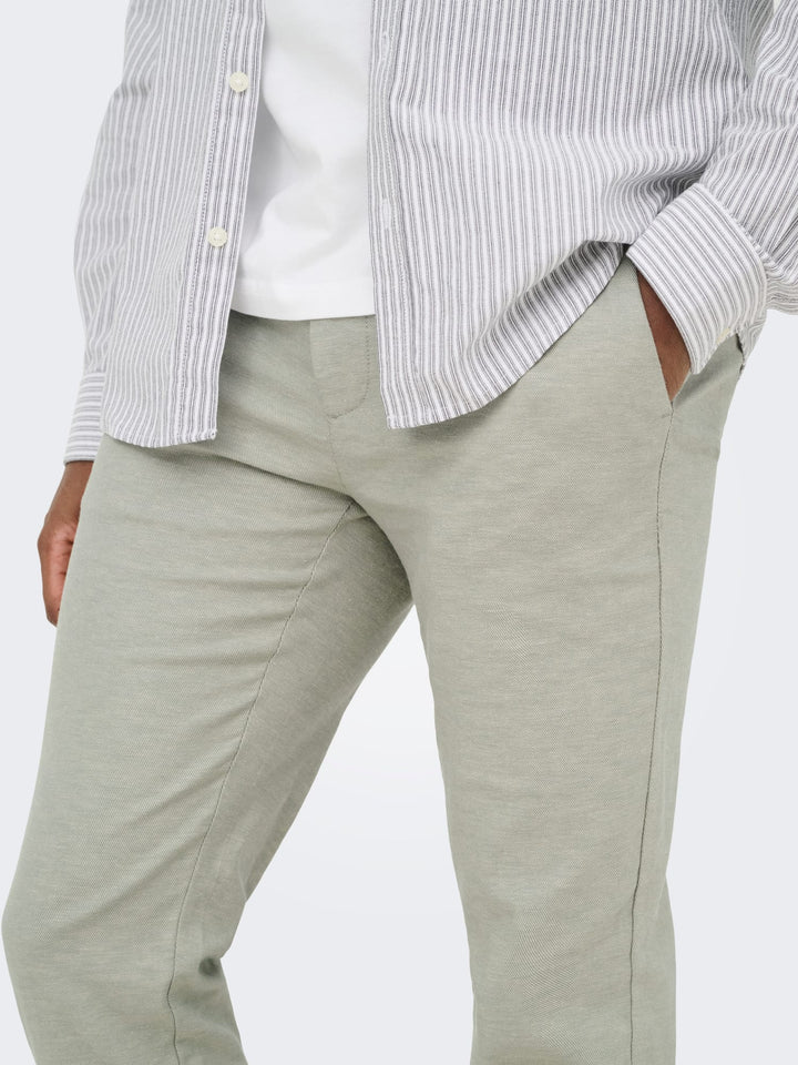ONLY & SONS 22024937 mark lange broek mint – heren - L32