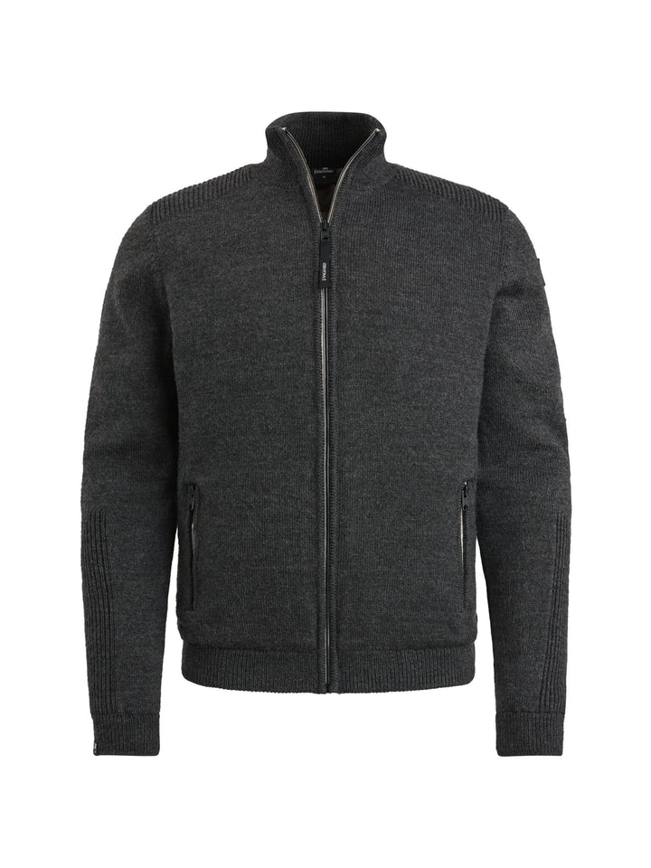 Vanguard VKC2410385 vest gebreid heren – antraciet