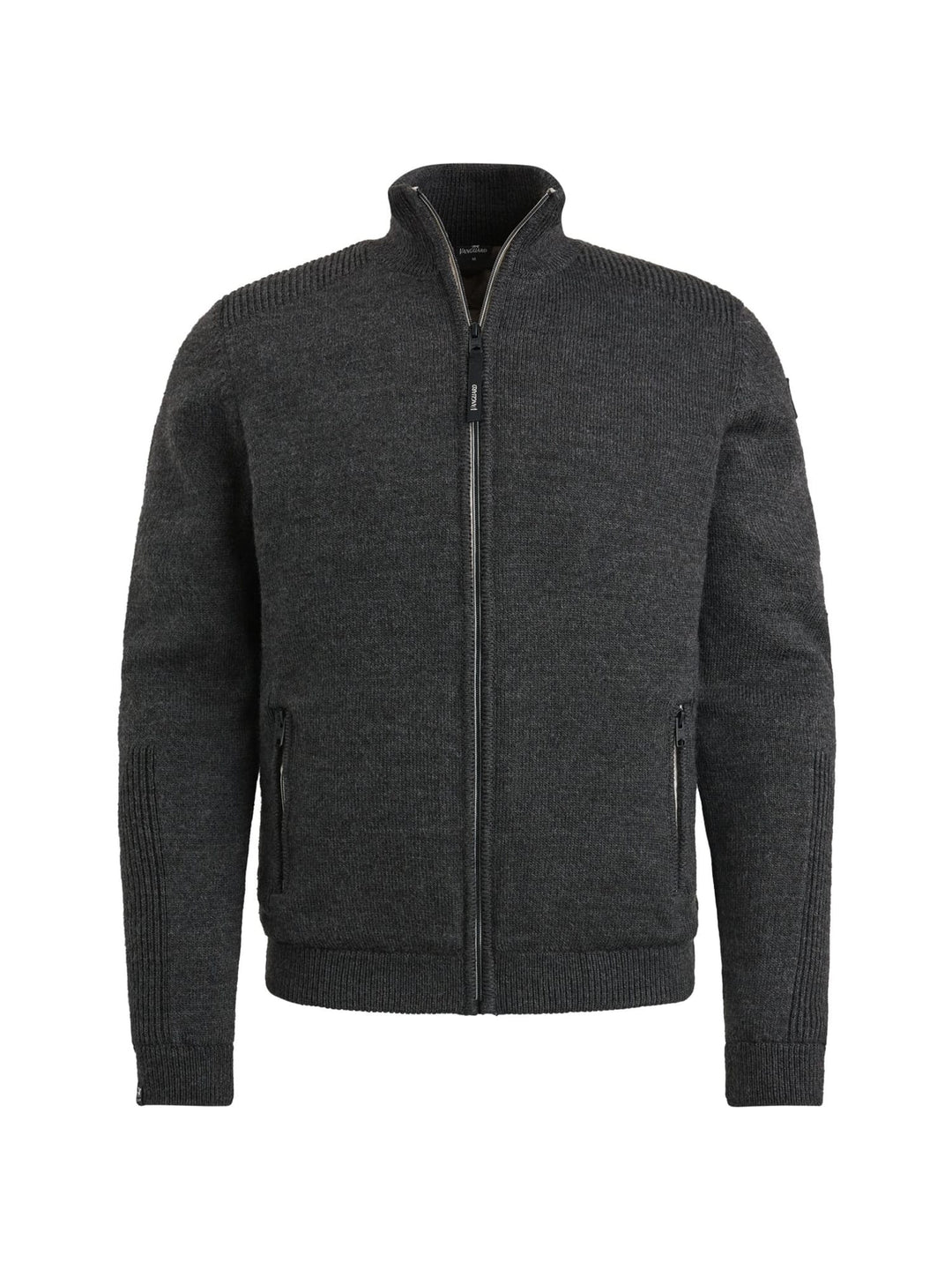 Vanguard VKC2410385 vest gebreid heren antraciet