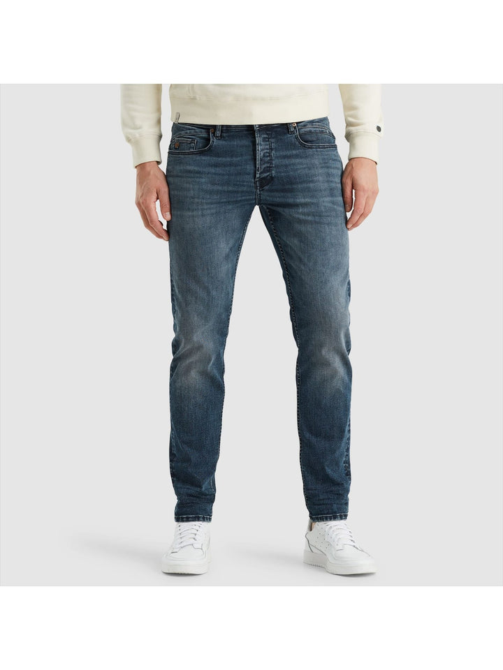 Cast Iron CTR2408708-SBO tapered jeans – heren - Blue Denim - L34