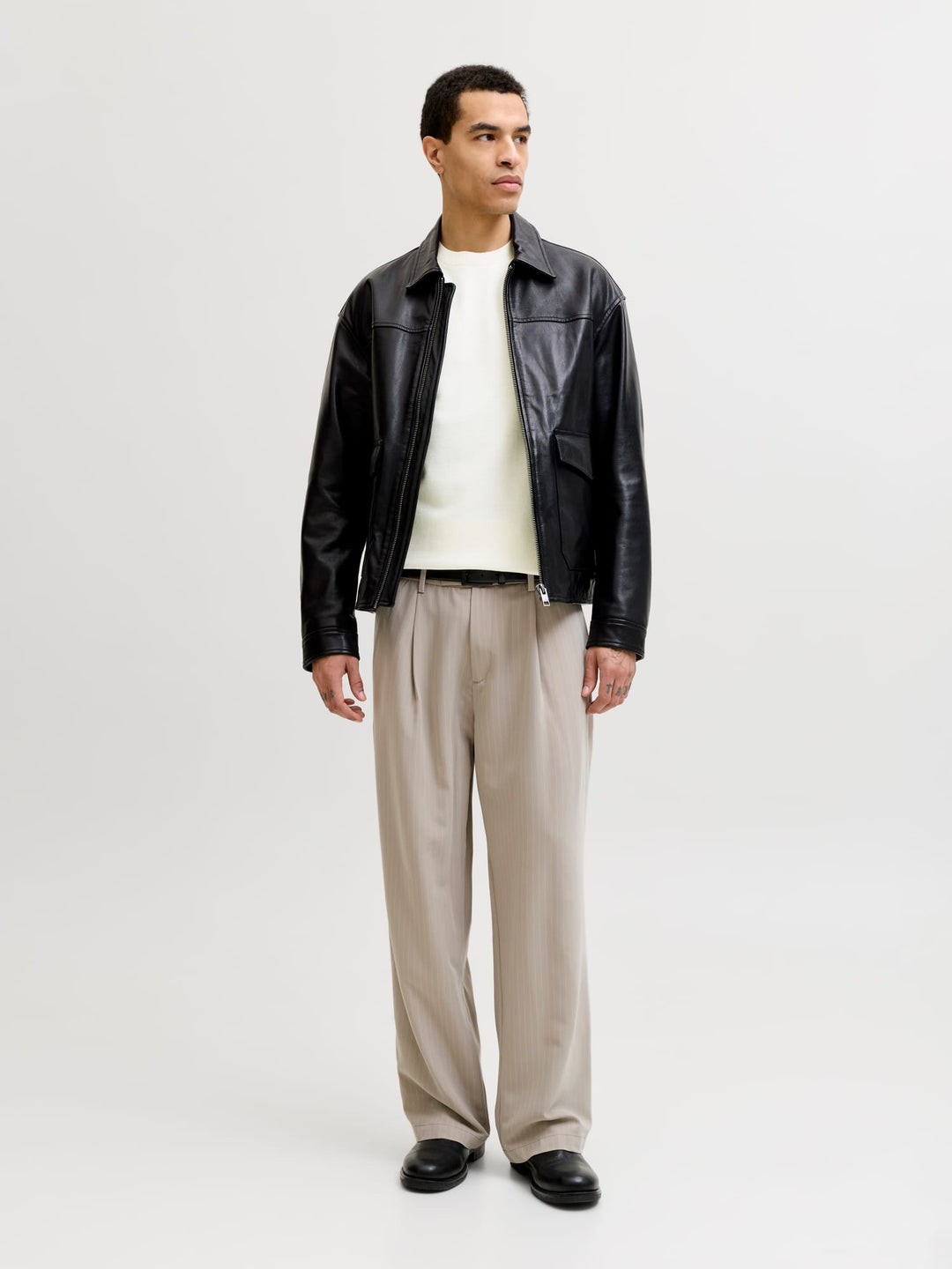 Jack & Jones 12291029 Blamilano trui wit – heren