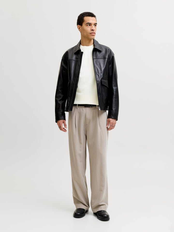 Jack & Jones 12291029 Blamilano trui wit – heren