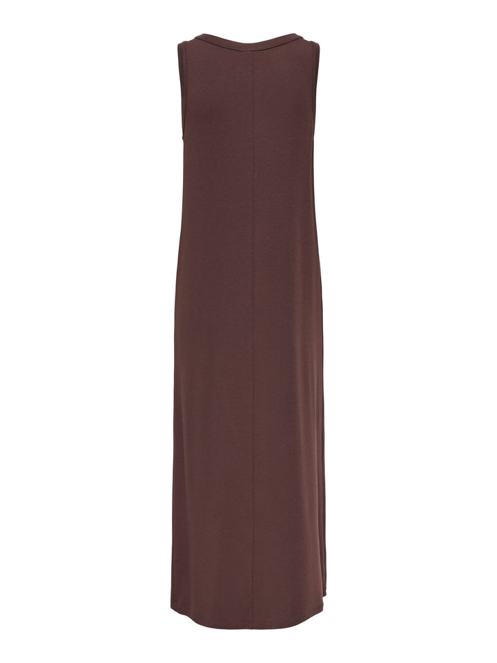 Jacqueline de Yong 15391025 UFFA jurk maxi bruin