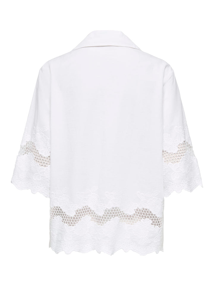 Jacqueline de Yong Svea blouse off-white – dames
