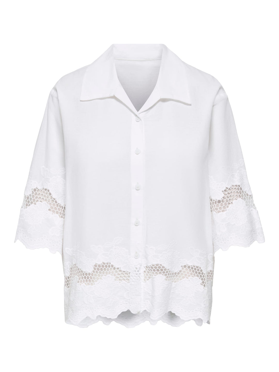 Jacqueline de Yong Svea blouse off-white – dames