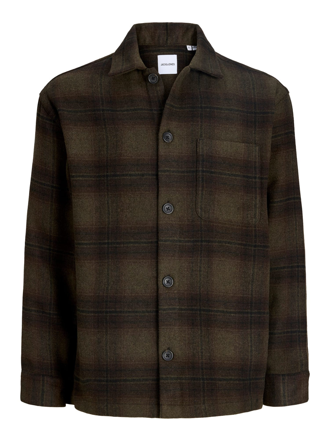 Jack & Jones 1230017 Soho overhemd groen dessin – heren