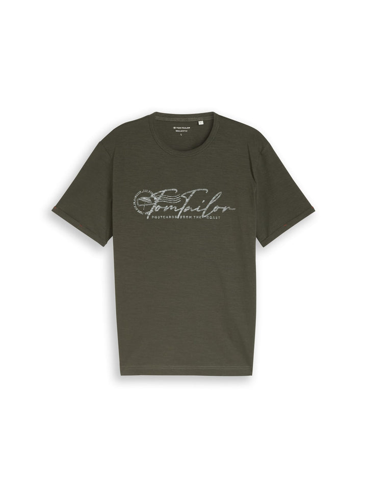 Tom Tailor 1051160 t-shirt k/m heren army