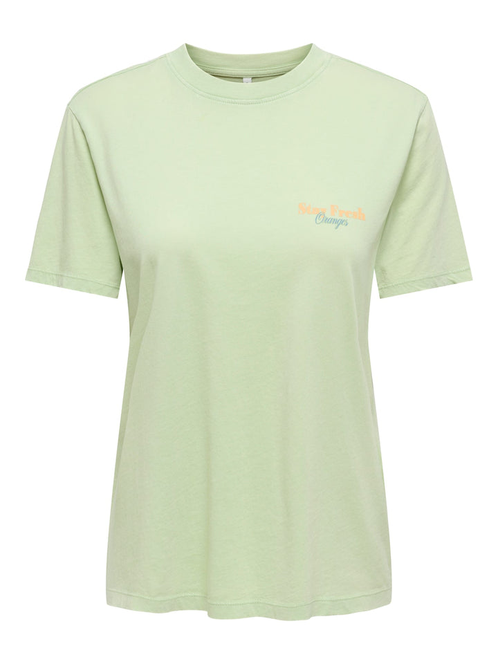 Only ONLLUCY MONJA S/S TOP mint - dames t-shirt