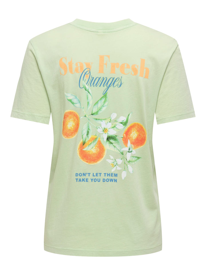 Only ONLLUCY MONJA S/S TOP mint - dames t-shirt