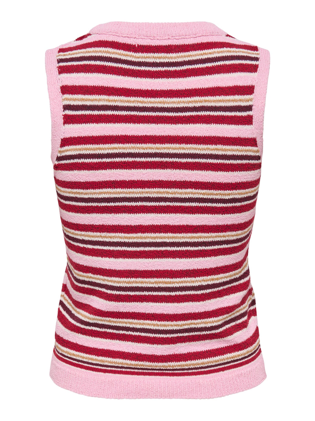 Jacqueline de Yong Yuna gebreide top roze dessin – dames