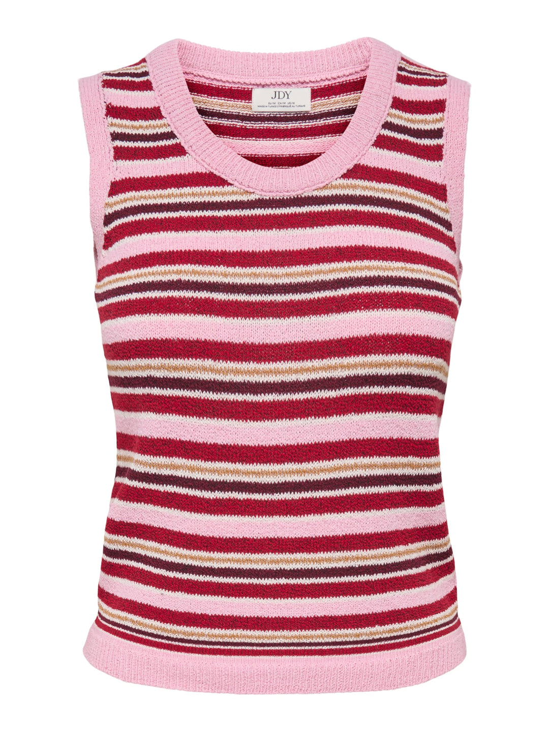 Jacqueline de Yong Yuna gebreide top roze dessin – dames
