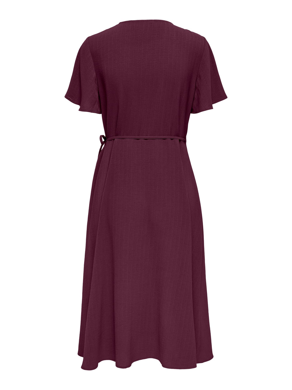 Only ONLCALI LIFE S/S WRAP DRESS fuchsia – dames jurk