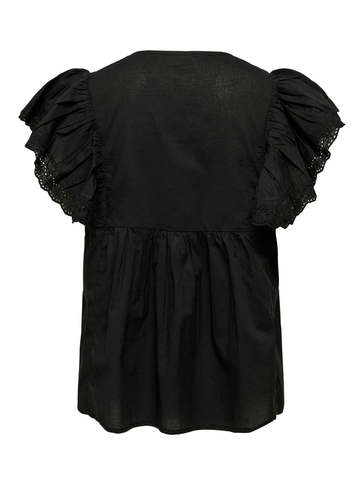 Jacqueline de Yong Sigga top zwart – dames