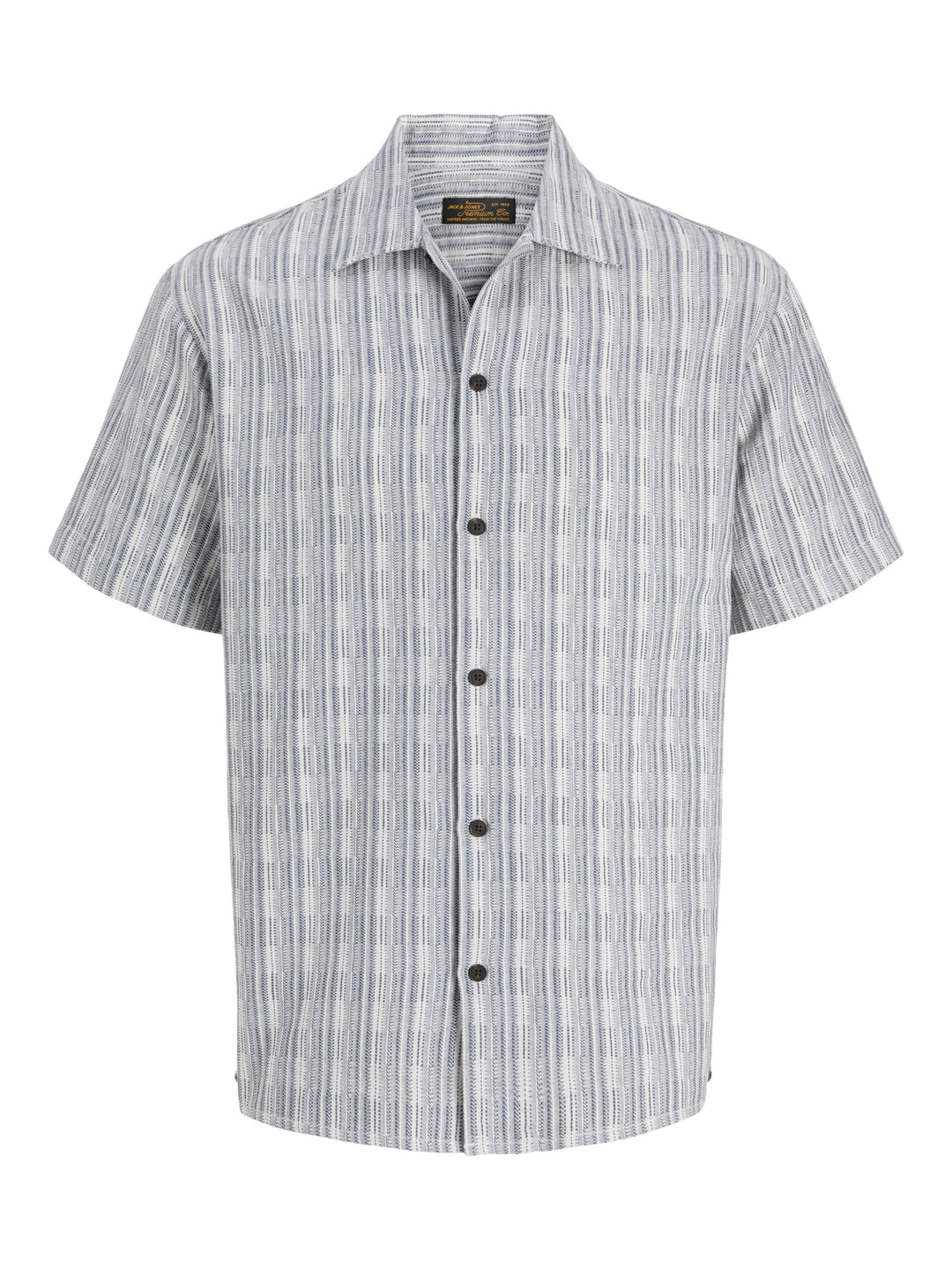 Jack & Jones 12295129 resort overhemd blauw dessin – heren