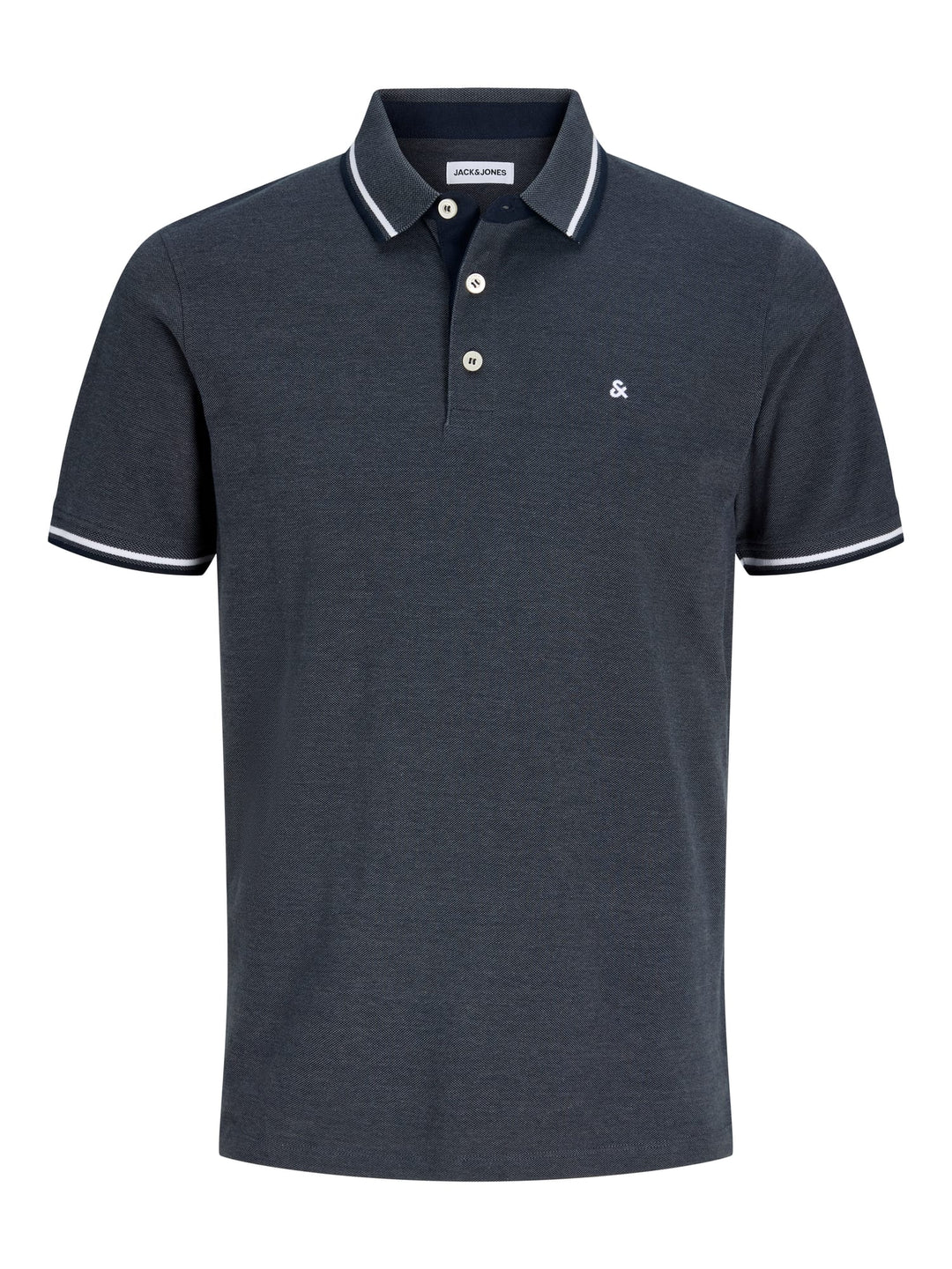 Jack & Jones Epaulos polo grijs – heren