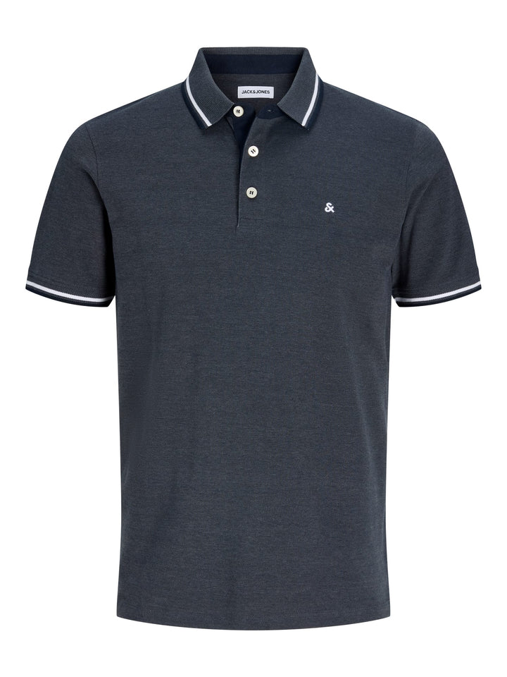 Jack & Jones Epaulos polo grijs – heren