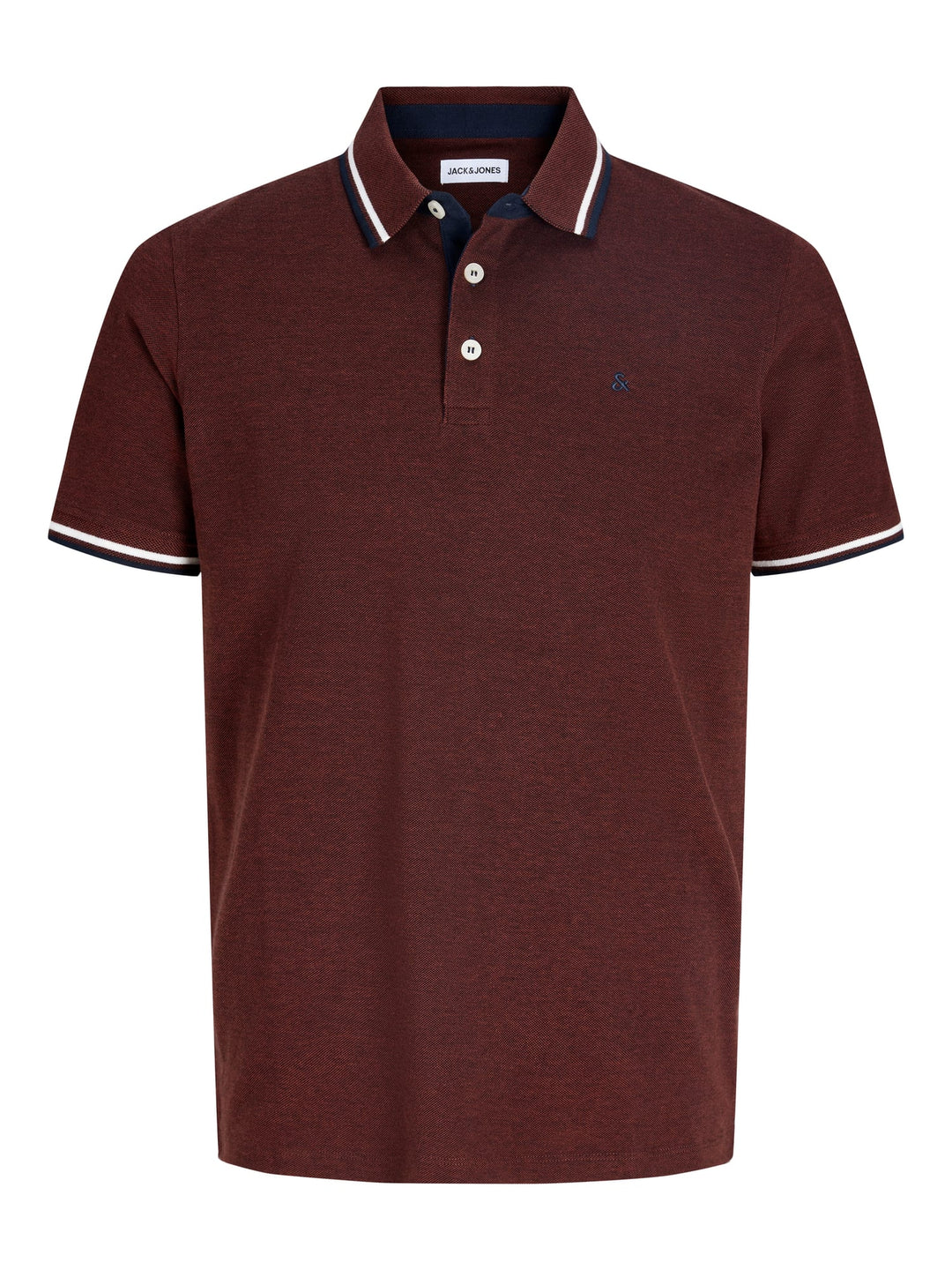 Jack & Jones paulos polo bordeaux – heren