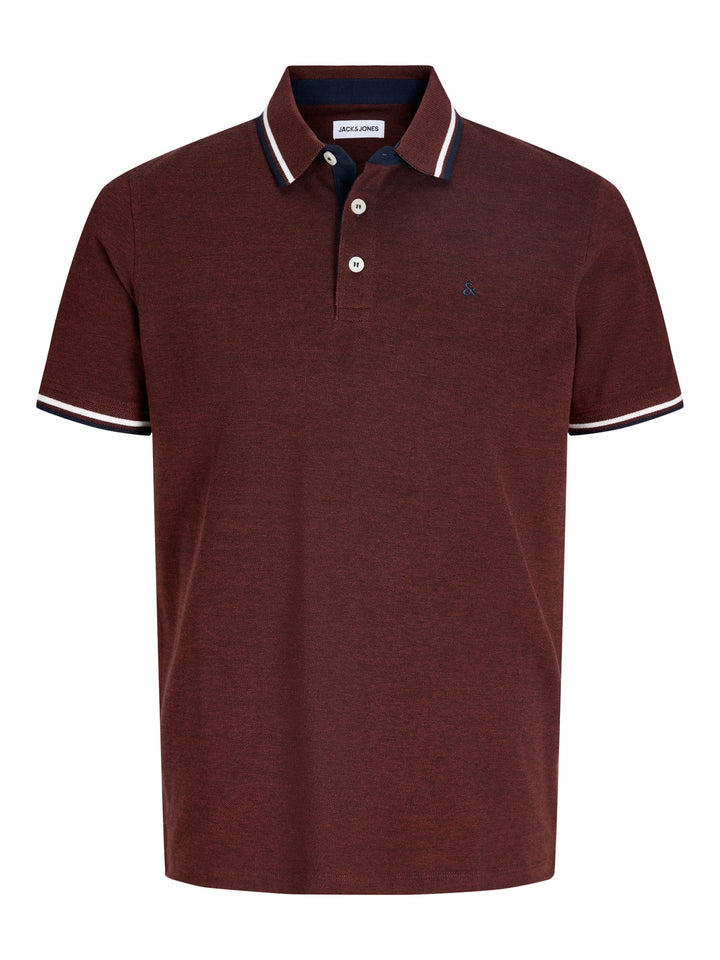 Jack & Jones paulos polo bordeaux – heren