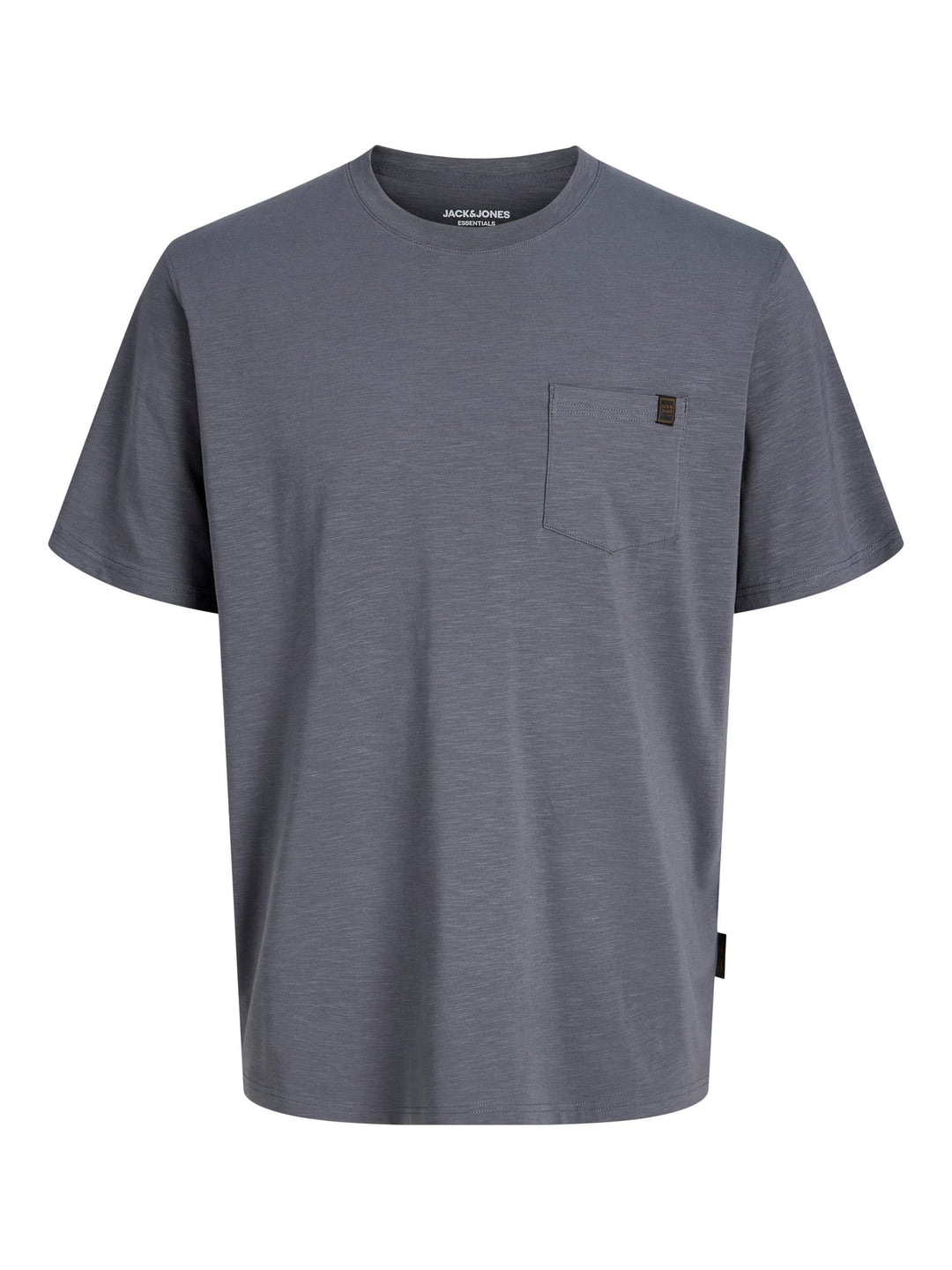 Jack & Jones T-shirt k/m heren grijs – JJEDOVER SLUB TEE