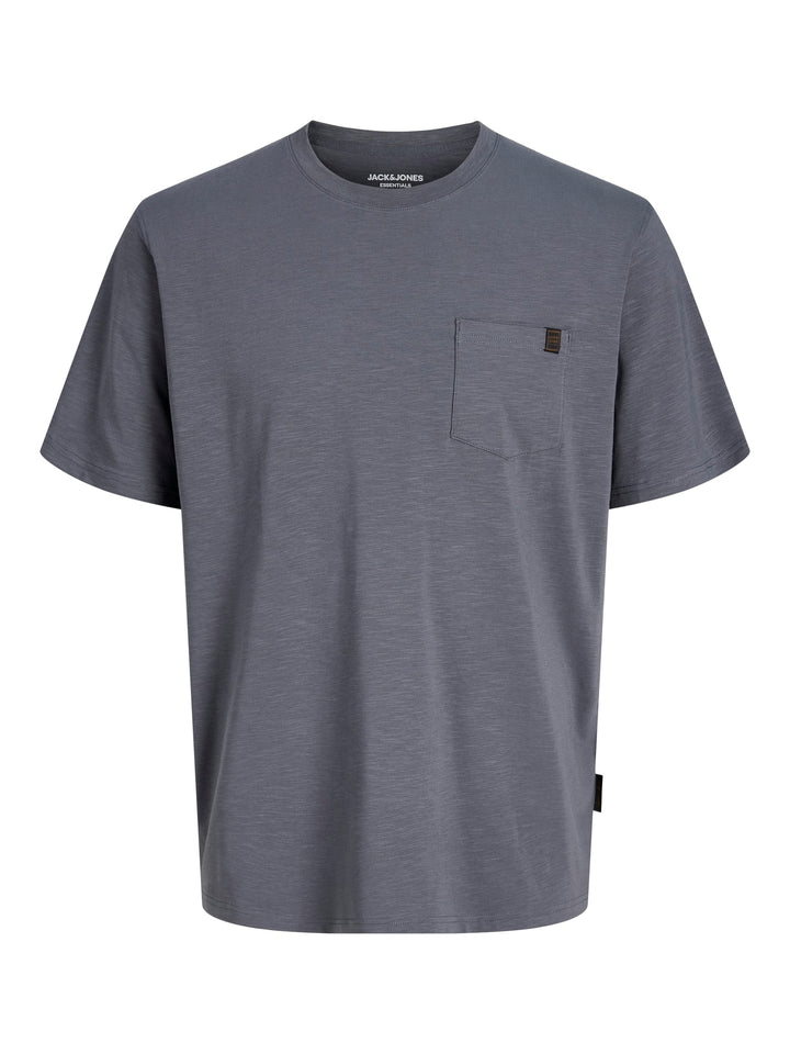 Jack & Jones T-shirt k/m heren grijs – JJEDOVER SLUB TEE