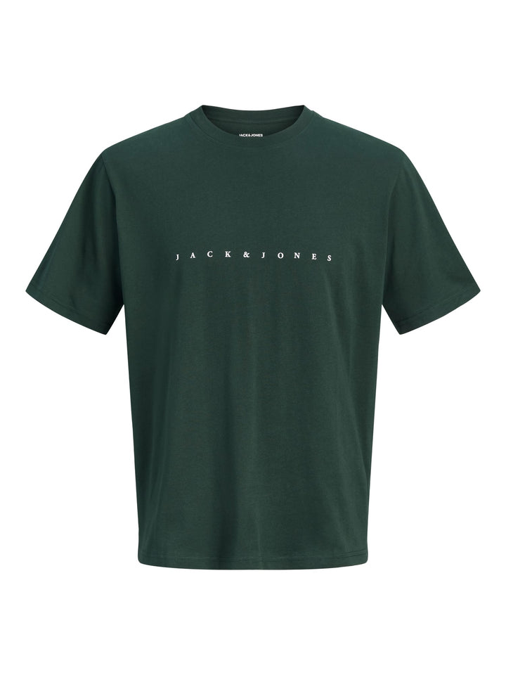 Jack & Jones 12234746 star t-shirt k/m donkergroen