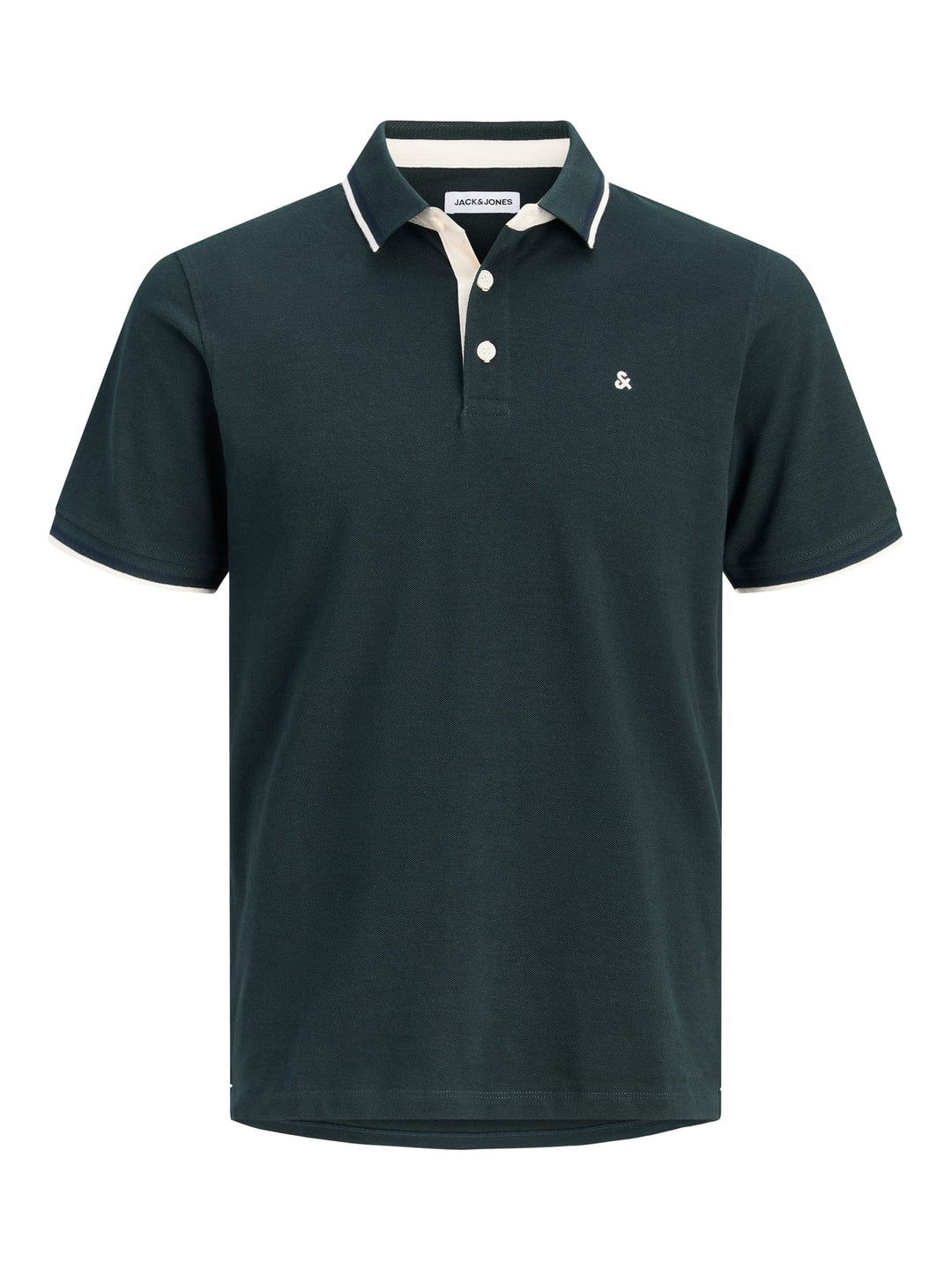 Jack & Jones Epaulos polo donkergroen – heren