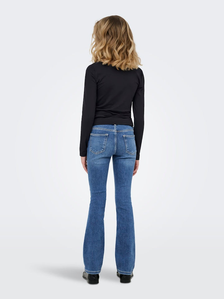 kids only 15327041 Blush jeans bootcut flare fit blue denim