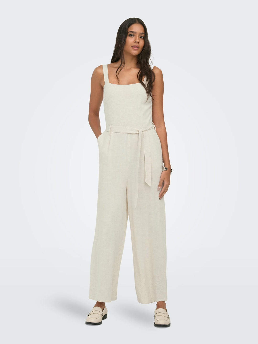 Only Siesta jumpsuit beige – dames - L32
