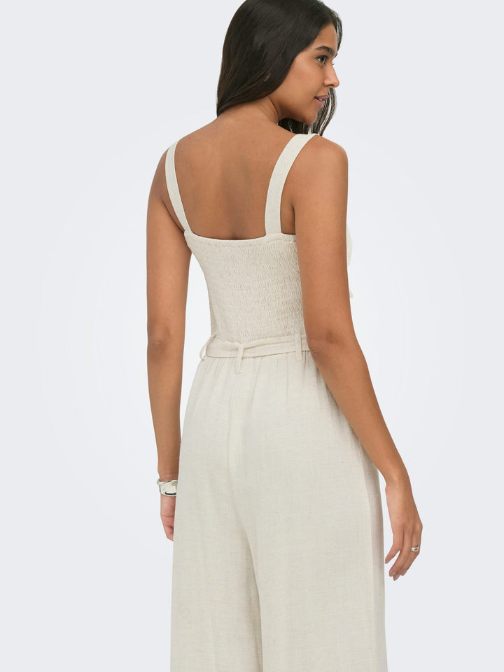 Only Siesta jumpsuit beige – dames - L32
