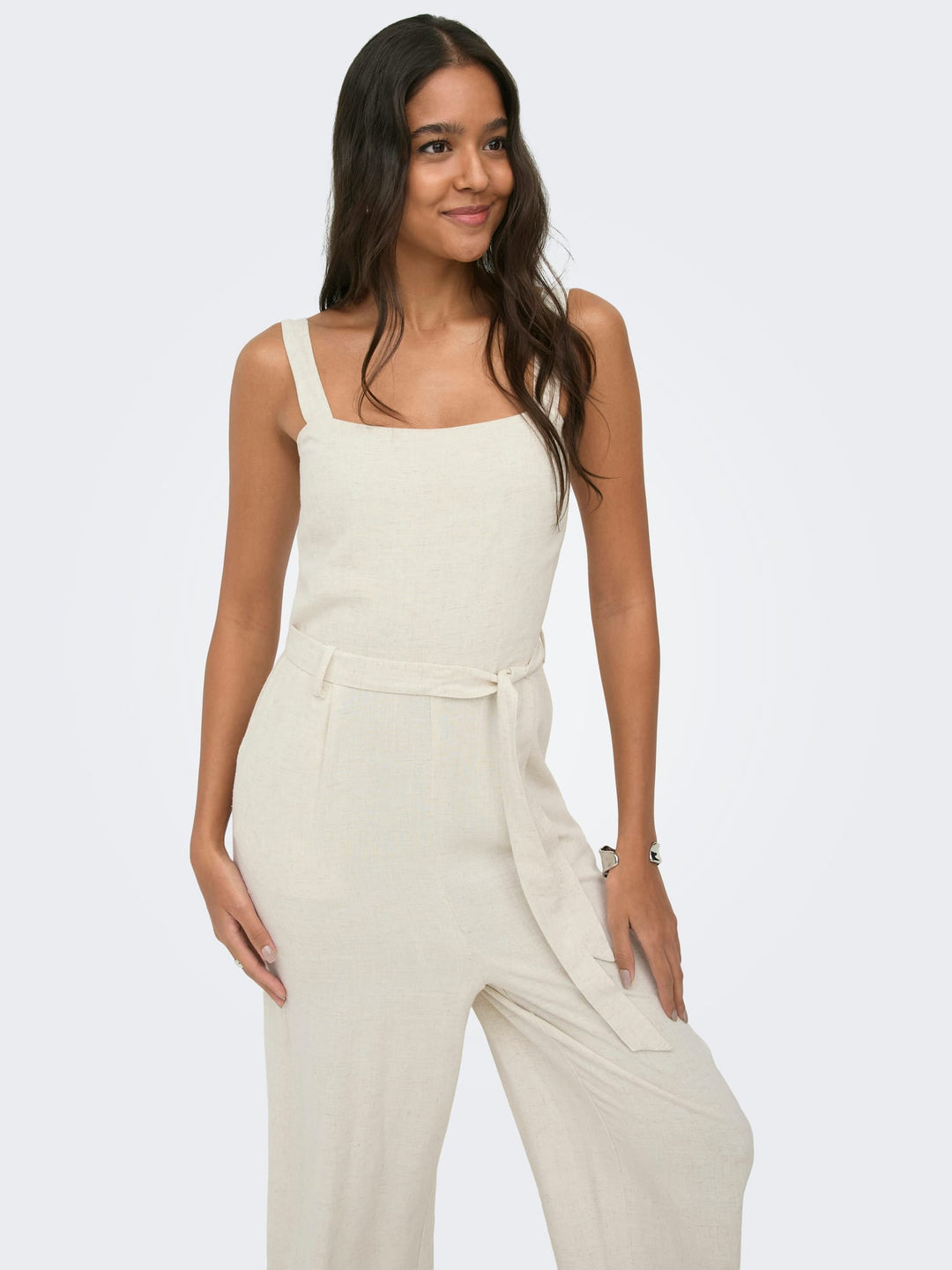 Only Siesta jumpsuit beige – dames - L32