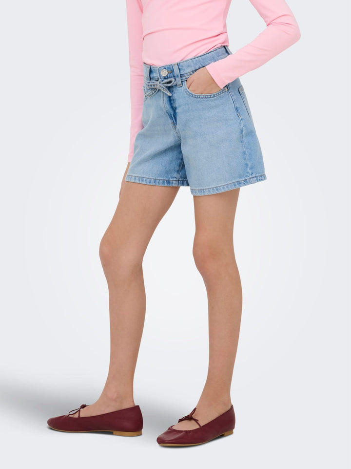 Kids Only Gianna short denim – meisjes - Blue Denim
