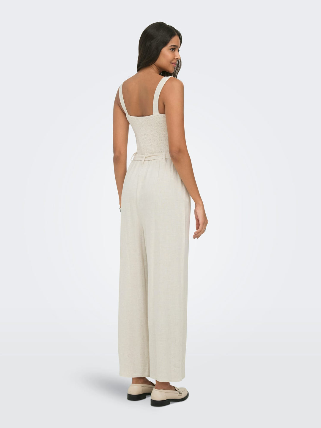 Only 15370393 Siesta jumpsuit beige – dames - L32