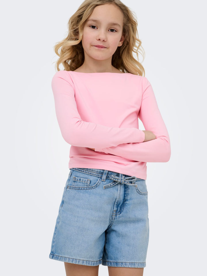 Kids Only Gianna short denim – meisjes - Blue Denim
