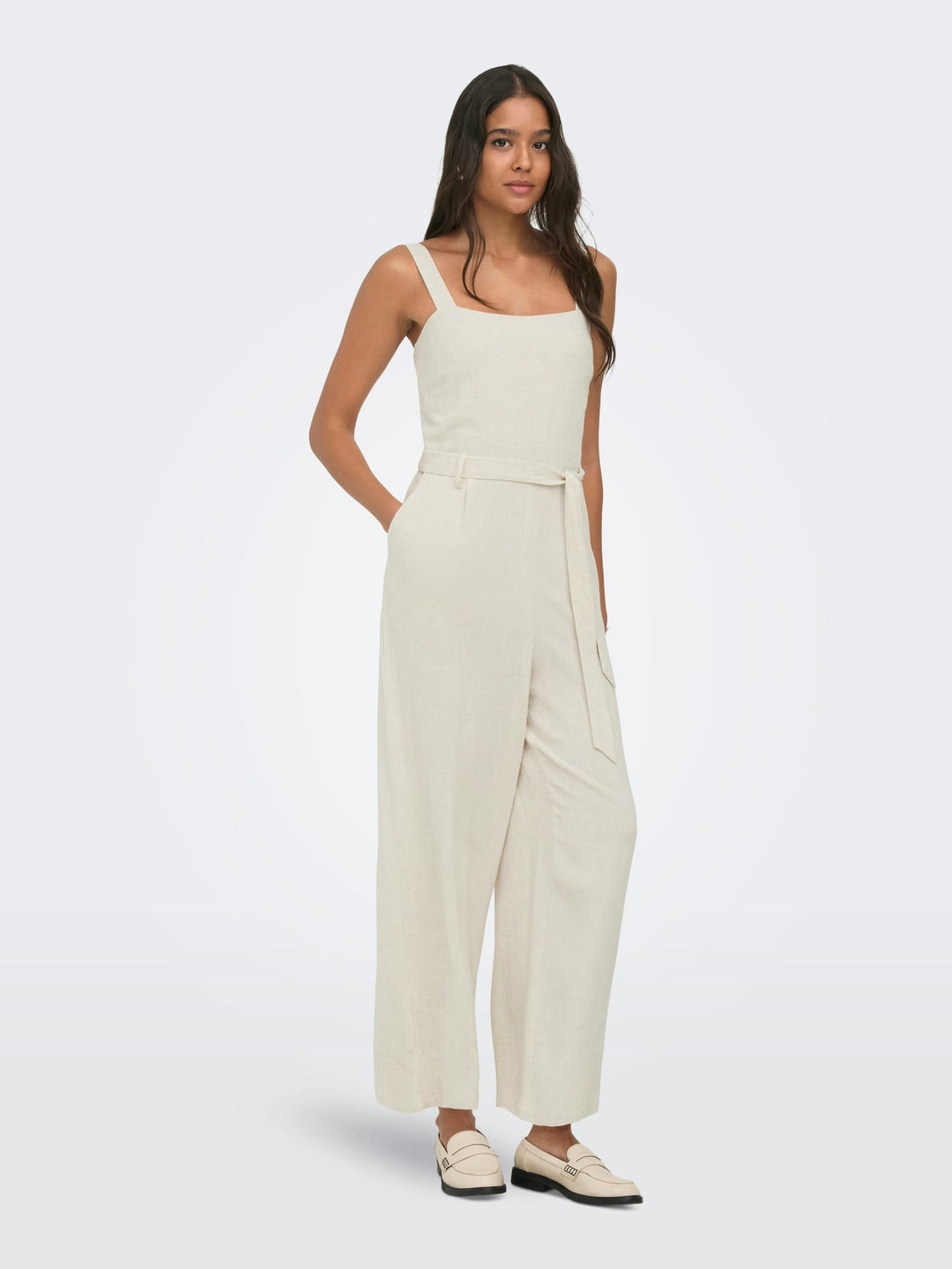 Only Siesta jumpsuit beige – dames - L32